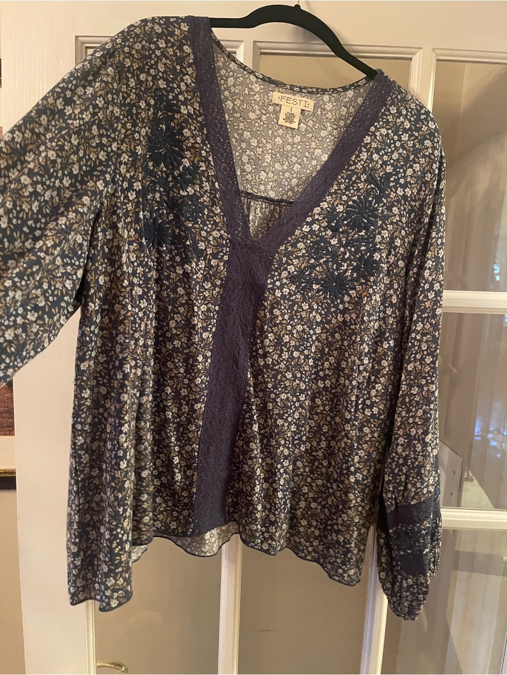 NWT Torrid FESTI boho floral blouse in 1X